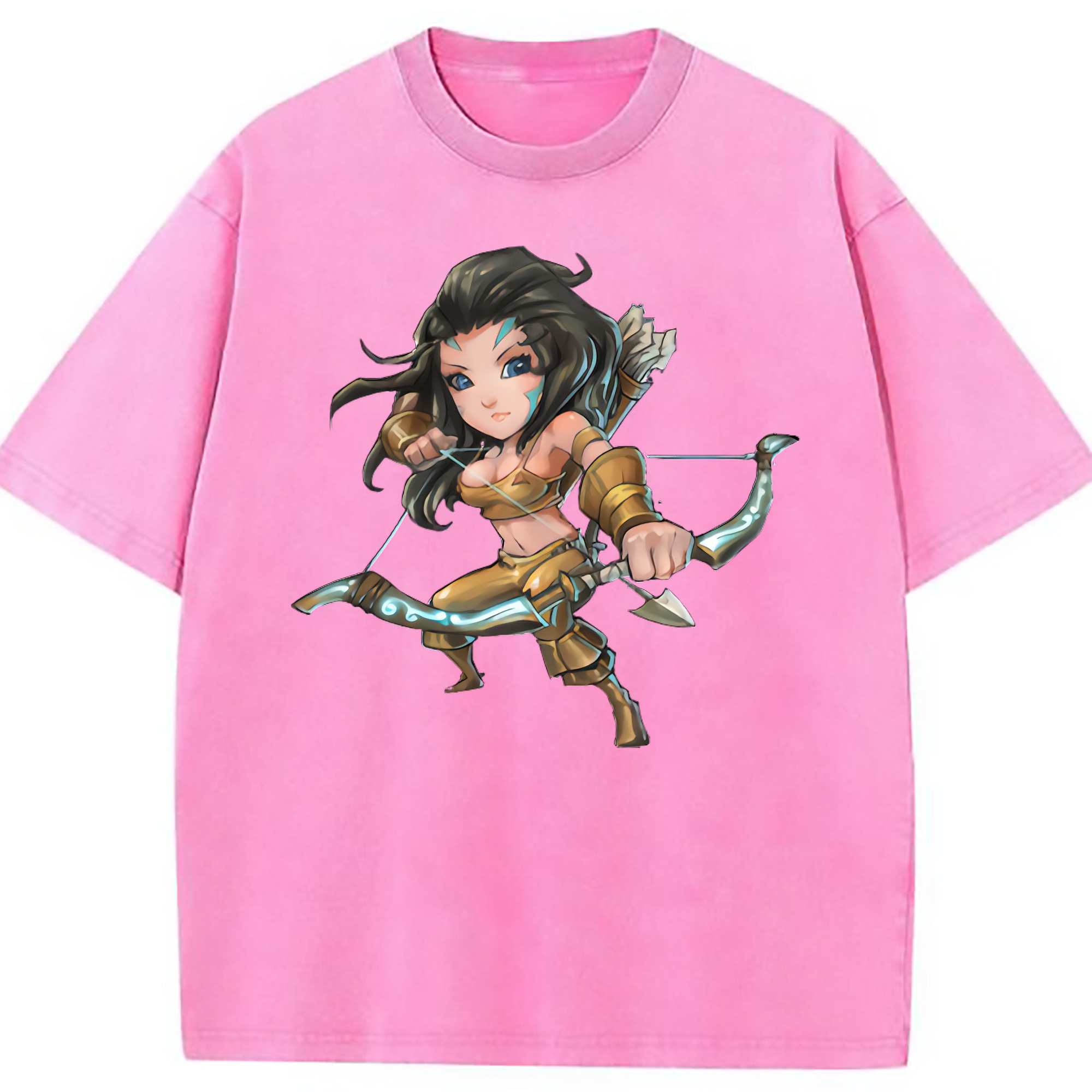 （画像用） リーグ・オブ・レジェンド League of Legends LOL 綿100% ヴィンテージ風 半袖Tシャツ（フロントプリント）